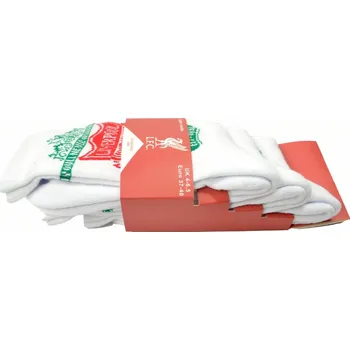 Liverpool FC Ponožky Liverpool FC, bílé, vel. 42-46