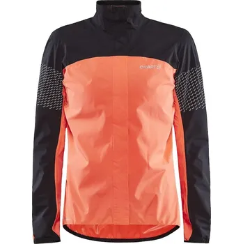 Cyklistická bunda Craft CORE Endur Lumen nepromokavá bunda dámská růžovo-černá 999825, M