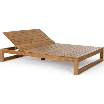 Zahradní lehátko BIZZOTTO Dřevěné zahradní dvoulehátko HONOLULU 140x200 cm 0806973