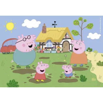 Puzzle Puzzle CLEMENTONI Peppa Pig – Zábava v blátě 30 dílků