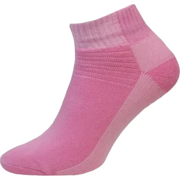 Dámské ponožky Nízké froté ponožky s lycrou růžové, Velikost: 41 - 42 (7 - 8), Barva: Růžová