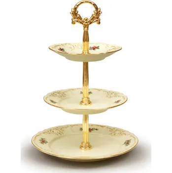 Váza Thun 1794 BERNADOTTE etažérka 3-patrová ivory zámecká