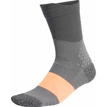 Dámské oblečení Adidas RunxBoost Sock KD6991 - grey four/grey six/lucid orange M
