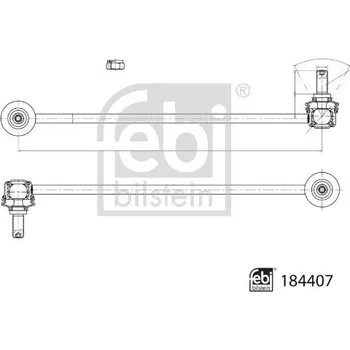 Zavěšení kol Tyč/vzpěra, stabilizátor FEBI BILSTEIN 184407