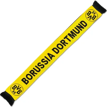 Šála BORUSSIA DORTMUND Šála Borussia Dortmund, žluto-černá, 140x17 cm