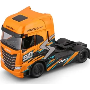 autíčko Iveco S-Way 570 tahač oranžový 1:43 Iveco S-Way - kovový model