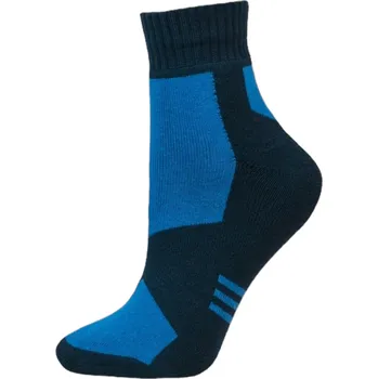 Nízké froté ponožky s lycrou modré, Velikost: 35 - 37 (3 - 4), Barva: Modrá