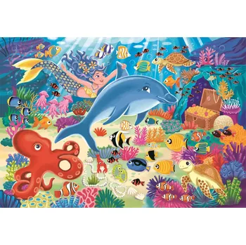 Puzzle Clementoni Puzzle Zábava pod vodou 30 dílků