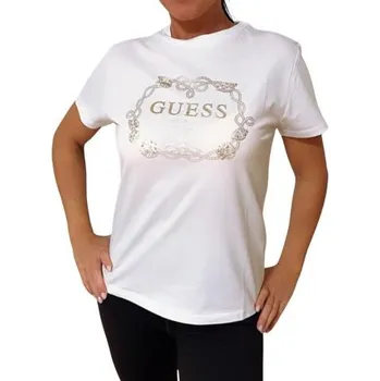 Dámské tričko Dámské triko Guess EVA E6GI00 bílá XL