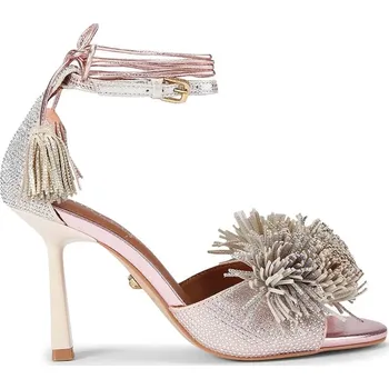 Dámské sandále Sandály Kurt Geiger London Pom Pom Ankle Tie Sandal 4366165209 zlatá GLD, EUR 40