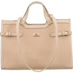 Peterson Béžová dámská kabelka s magnetickým zapínáním