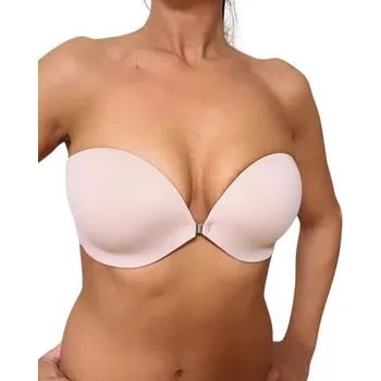 Podprsenka Dámská push-up korzetová podprsenka Calvin Klein QF8413 FRONT CLAP tělová M