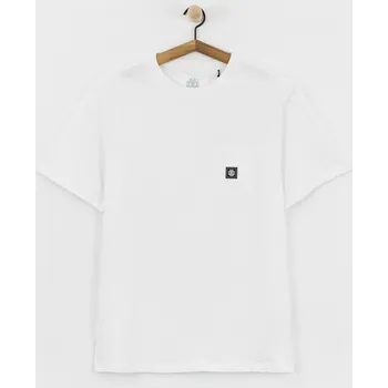 Pánské tričko Element Icon Label Pocket (optic white) XL, bílá