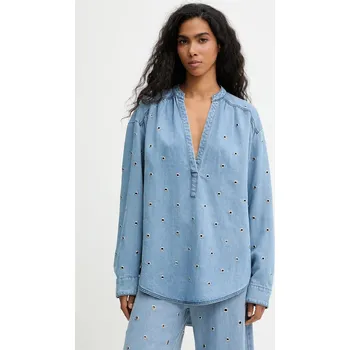 Dámská halenka Džínová blůza Pinko 105785.A33C modrá 50J, vel. 38