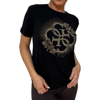 Dámské tričko Dámské triko Guess Corinne E6GI01 černé černá XL