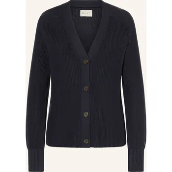 Dámský svetr Gant Dámský Pletený Kardigan, tmavě modrá, 44