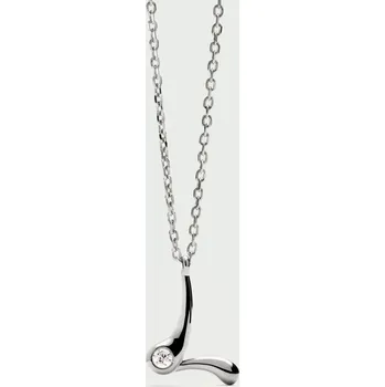 Náhrdelník PDPAOLA Stříbrný náhrdelník s iniciálem L