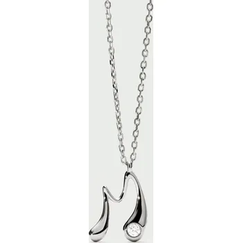 Náhrdelník PDPAOLA Stříbrný náhrdelník s iniciálem M