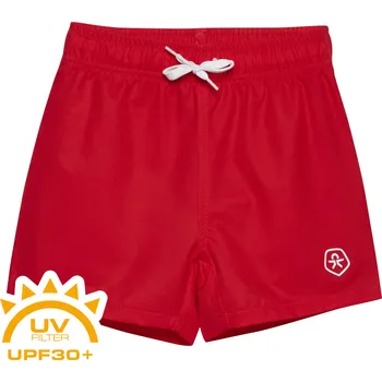 Pánské plavky Chlapecké plavky COLOR KIDS-Swim Shorts - Solid, goji berry Červená 140
