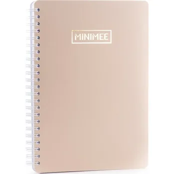 Zápisník MINIMEE Zápisník A5 tečkovaný šampaň s papírem140g