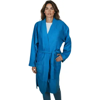 Dámský župan Vn.Lot Dámský tyrkysový nadměrný froté župan Barva: Tyrkysová, Velikost: 2XL