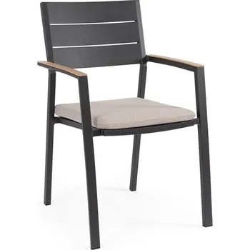 BIZZOTTO Zahradní židle ZELMAR antracit 0663788