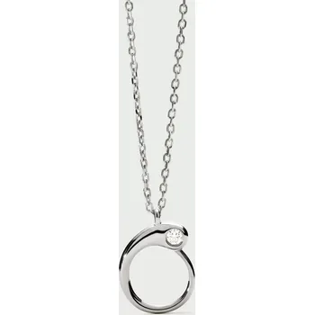 Náhrdelník PDPAOLA Stříbrný náhrdelník s iniciálem O