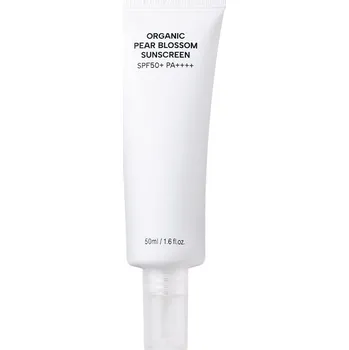 Opalování Whamisa Organic Pear Blossom Sunscreen SPF 50+ 50 ml