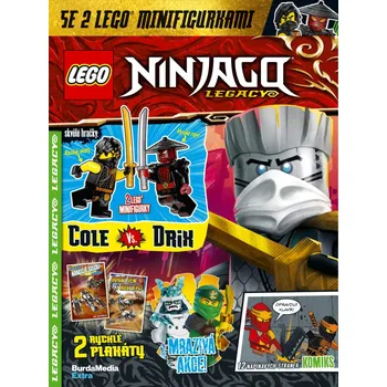 Kniha KOMIKS LEGO® NINJAGO® Legacy 04/2025 - Minifigurka Cole vs. Drix