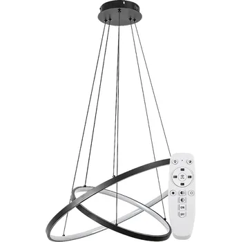 Černé závěsné LED svítidlo Beliza 600mm 75W CCT s DO - Rabalux - 72345 - 72345