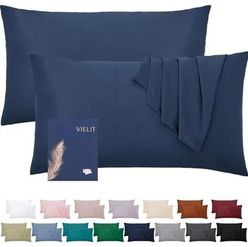 Prostěradlo Povlak na polštář 40x60 Ekologicky certifikované měkké povlaky na polštáře 40x60 Balení po 2 kusech