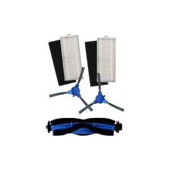 Sada příslušenství pro robotický vysavač HEPA filtry a kartáče k vysavači CECOTEC Conga 1090 Titanium Ultra sada 5ks