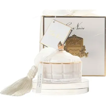 Svíčka Côte Noire - Art Deco svíčka White & Gold, Čaj z květů jasmínu