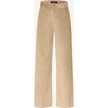 Dámské kalhoty Weekend Max Mara Dámské Manšestrové Kalhoty Tania, béžová, 44