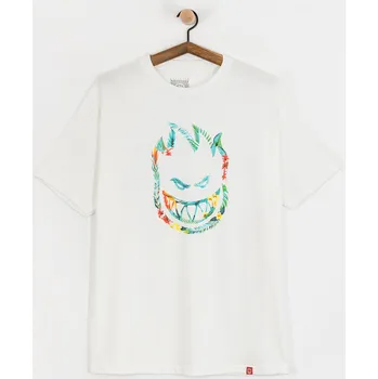 Pánské tričko Spitfire Floral Bighead (white w/multi color print) M, bílá