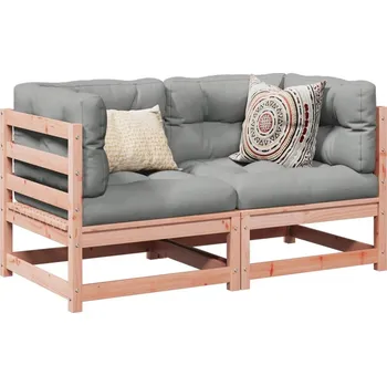 Zahradní sestava vidaXL 2dílná zahradní sedací souprava masivní borovice [3295813] Barva: Přírodní douglaska