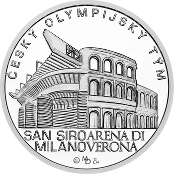 Stříbrná medaile Itálie 2026 proof