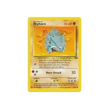 Karetní hra Pokémon JU 61/64 Rhyhorn - Jungle Stav: Good