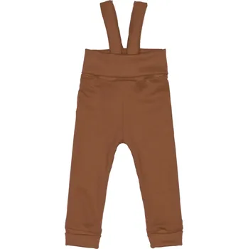 Tepláčky s traky Basic - Hnědé Velikost: 62