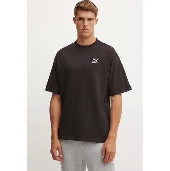 Pánské oblečení Bavlněné tričko Puma BETTER CLASSICS 679188 černá 99X, vel. S