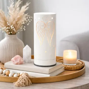 Aroma lampa Aromalampa kovová USB LED - Andělská křídla