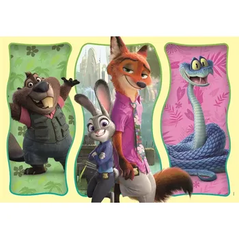 Dětské zboží Puzzle CLEMENTONI Zootropolis 104 dílků