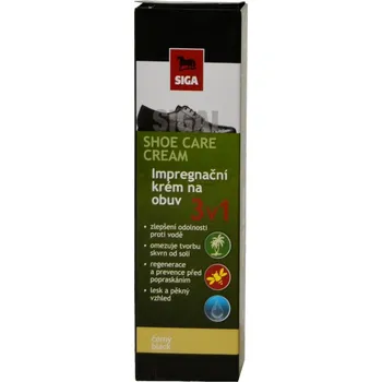 Krém na boty Siga Sigal impregnační krém na obuv No.3C 50 ml černý