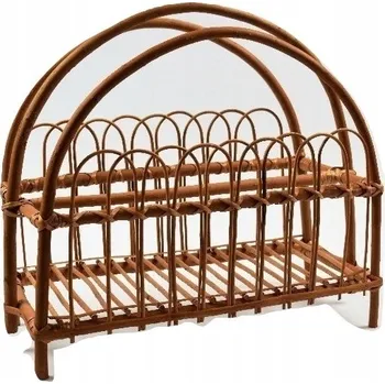 Doplněk ke knize Proutídekorace Tijd proutěný stojan na noviny 45 cm