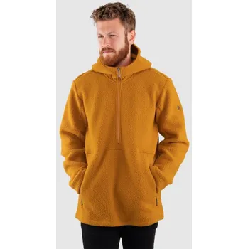 Pánská mikina Woox Fleecová Mikina Attu Buckthorn Brown M + DÁREK + Doprava ZDARMA