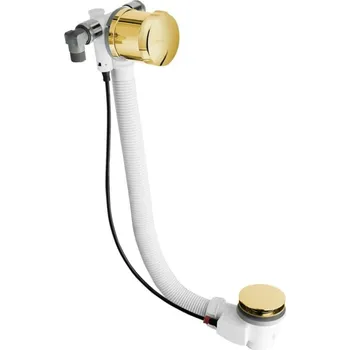 Sifon Polysan Vanový automat zlatá plast 71684G