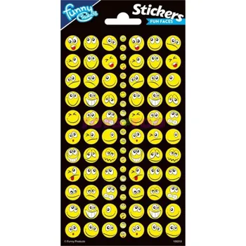 samolepka Samoplepky Crazy Yellow Face