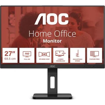 Monitor AOC/27E3QAF/27''/IPS/FHD/75Hz/4ms/Black/3R