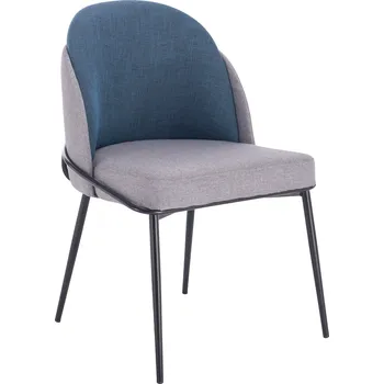 Konferenční židle CL-18064 82,5 x 55 x 56 cm modrá/šedá