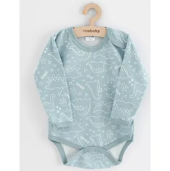 Kojenecké oblečení Dojčenské body s dinosaurem New Baby Classic II, mátové